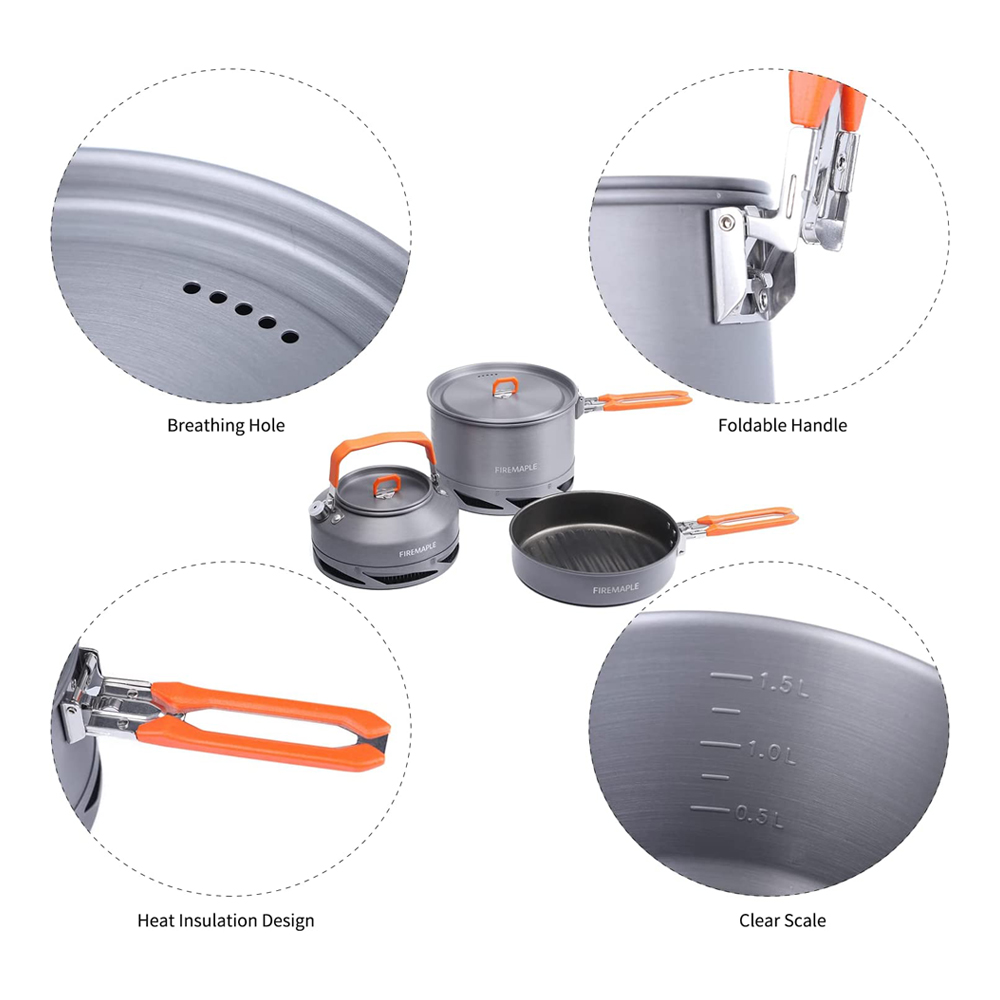 Fire Maple Camping Cookware Ut - Mess Kit Titanium review and price