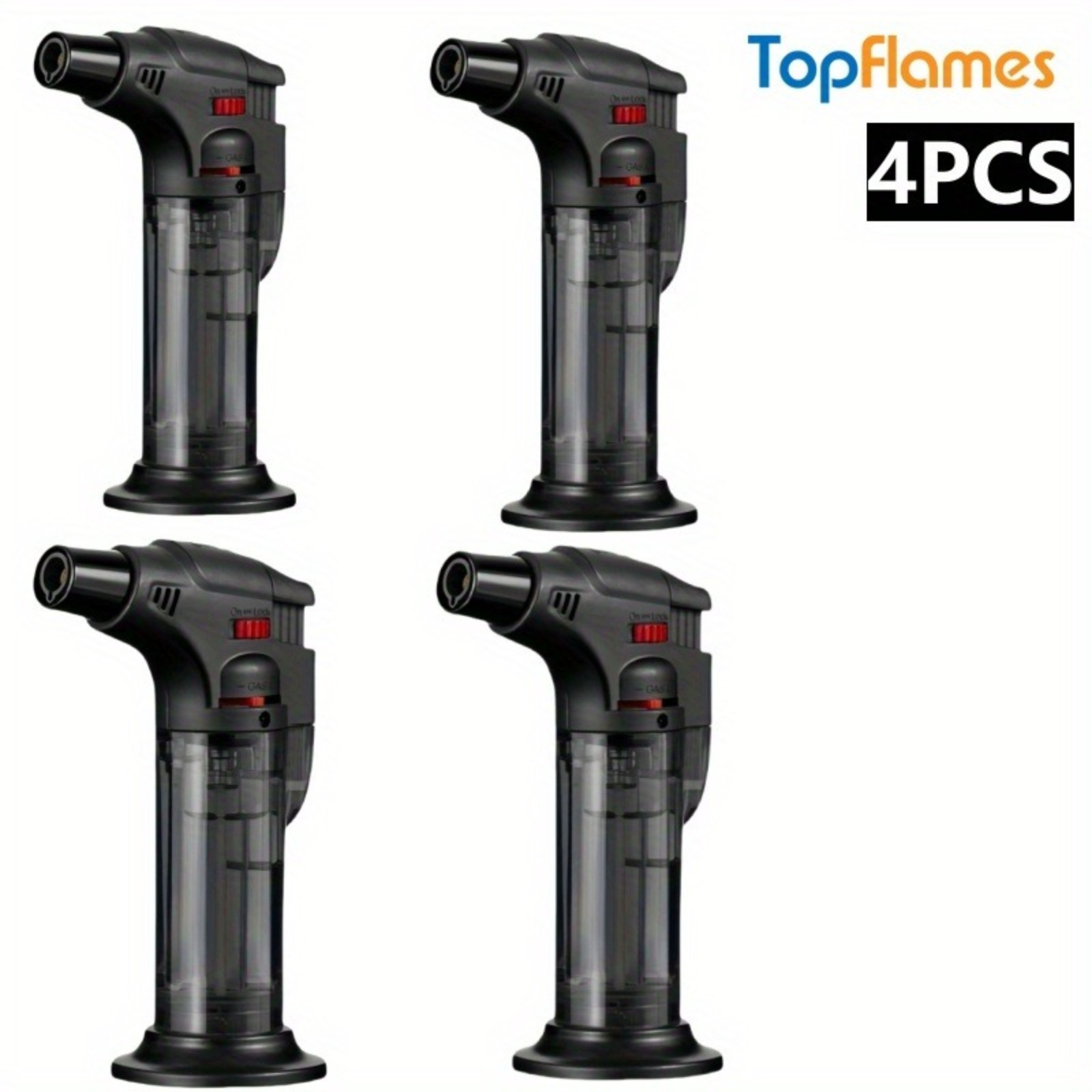 4PCS Butane Torch Lighter Port - Camping Cooking Candle review and price