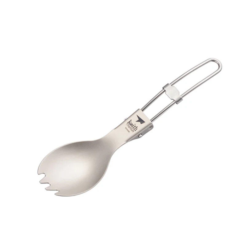 Keith Titanium Spork Foldable  - Camping Cooking Meals review and price