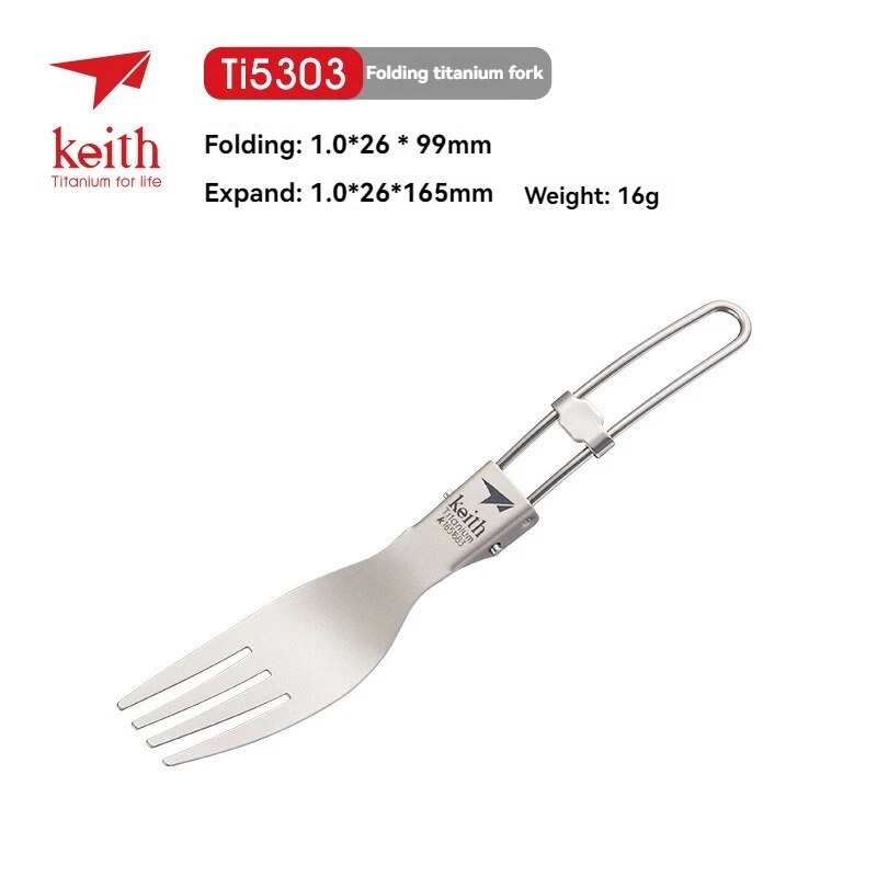 Keith Titanium Tableware Folk  - Camping Cooking Meals review and price