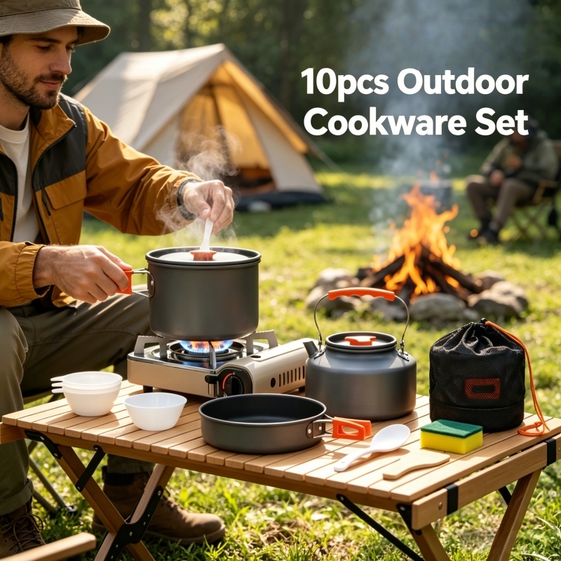Camping Cookware Set Outdoor P - Camping Cooking All In One review and price