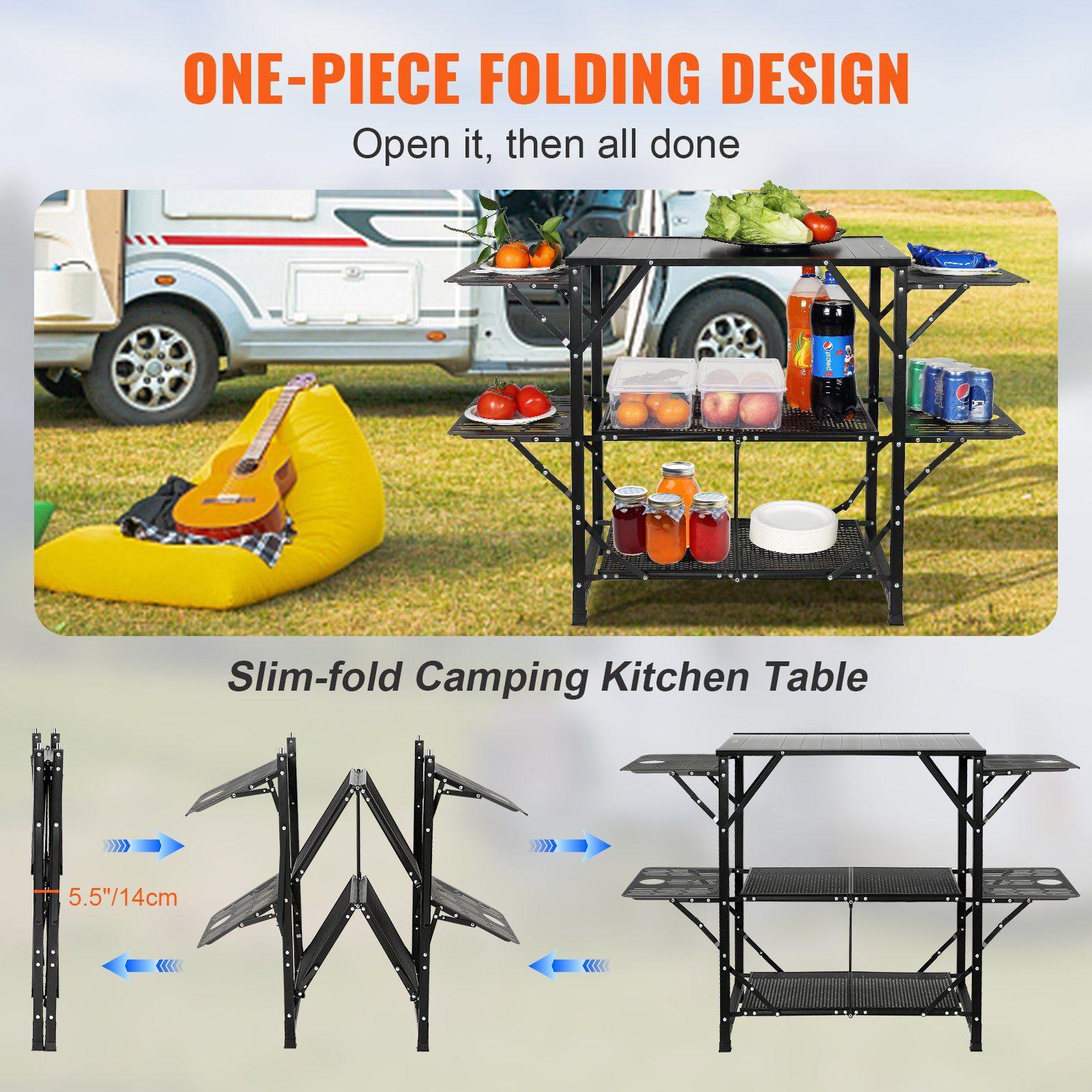 All-in-one 49.6in Aluminum Cam - Camping Cooking All In One review and price