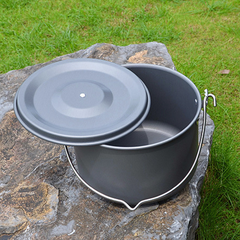 Outdoor Cooking Pot 6-8 Person - Camping Cooking Pot Large review and price